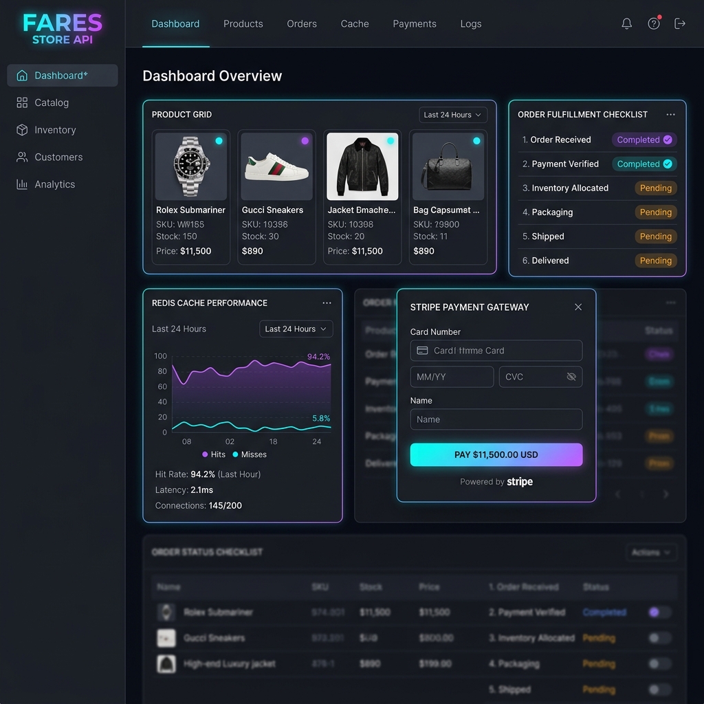 Fares Store API